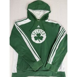 Adidas Men's S Green Hooded‎ Celtics Irish Sweatshirt